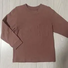 ユニクロ ユニクロU UNIQLO U 長袖 Tシャツ ロンT ピンク 120