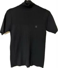 CHANEL シャネル　半袖ニット　ニット　セーター　黒　S