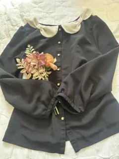 axesfemme好きさんにも♡リボン襟ブラウスL