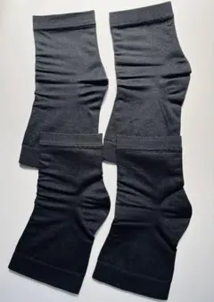 黒 着圧ソックス 4枚セット 足首周り18-30cm
