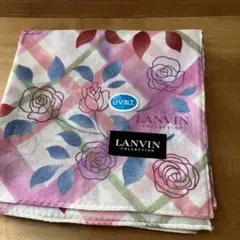 ランバン　LANVIN 大判ハンカチ　未使用　日本製