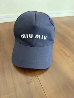 MIUMIU ミュウミュウ デニム ベースボールキャップ ブラック／S - メルカリ