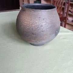 【希少】般若心経 彫り 壺 丸鉢 火鉢 朱泥 丸型 木台付き 骨董品 大型 希少】般若心経 彫り 壺 丸鉢 火鉢 朱泥 丸型 木台付き 骨董品 大型