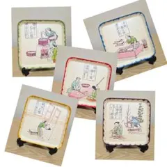 和紙製 銘々皿五枚