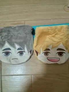 ハイキュー!!アニメキャラクター ぬいぐるみセット(宮治、宮侑)