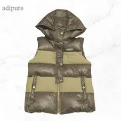 【新入荷】　即戦力　カジュアル　フルジップ　ダウンベスト　スポーツミックス　S