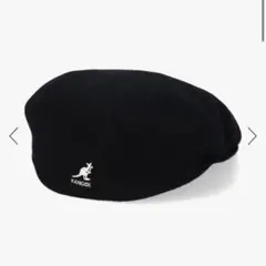 カンゴール　ハンチング　ウール504 M ブラック　kangol