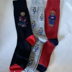 k*k様 ポロラルフローレンのメンズ用ソックス、3足セットです。 サイズ25〜2