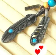 フェザー ペンダントトップ 2点セット フェザー ペンダントトップ 2点セット - メルカリ