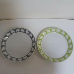moz 26cmプレート 2枚セット エルク柄 パーティーセットの大皿のみのサムネイル