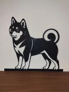 【柴犬アート】立ち姿② インテリアアート アートパネル ウォールアート