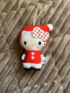 ハローキティ サンタぬいぐるみ 約10cm
