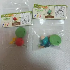 ピクミンチョコエッグのおまけ 黄ピクミンとモスの2個セット