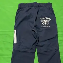 パーリーゲイツ ストレッチパンツ ネイビー ゴルフ 2WAY スラックス 白