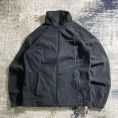 00s Columbia コロンビア フリースジャケット ブラック ロゴ 刺繍