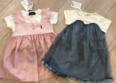 PEAR MANON 半袖ワンピースセット 90