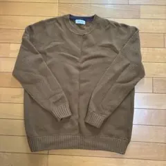 ブラウン ニットセーター Lサイズ