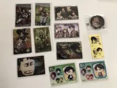 進撃の巨人　メタルプラカード・シール・缶バッジ