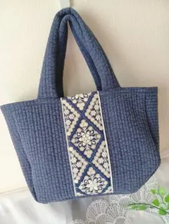 ヌビバッグ インド刺繍 ハンドバッグ 大人可愛い 韓国風 ハンドメイド（A441