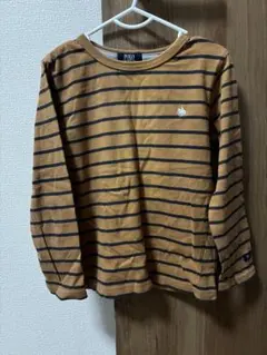 POLO 長袖カットソー ボーダー 120cm