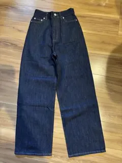 Louere INDIGO ハイウェストワイドパンツ