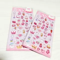 定価660円★新品未使用★ドロップシール2枚セット　うさぎ