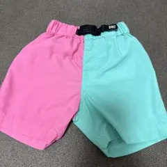 キッズ ハーフパンツ ピンク ミント