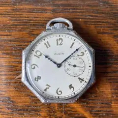 値引き　エルジンELGIN 手巻き懐中時計 コンパス フリーメイソン 値引き エルジンELGIN 手巻き懐中時計 コンパス フリーメイソン 【公式