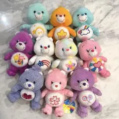 【まとめ売り大歓迎】ケアベア ぬいぐるみ　ヴィンテージ　レア　レトロ　カラフル まとめ売り大歓迎】ケアベア ぬいぐるみ ヴィンテージ レア