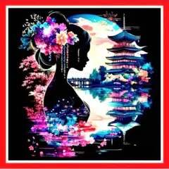 クロスステッチキット 11CT 刺繍キット 刺繍道具 人気 和風女性シルエット