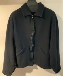 25aw comoli コモリ縮絨ウールショートジップジャケット