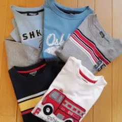 OshKosh オシュコシュ 長袖カットソー 130サイズ 5枚セット春先に♪