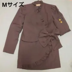 グレー フリルスカートセットアップ M