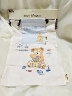 ダッフィー＆フレンズ　ワンラブリーディ　巾着2枚セット