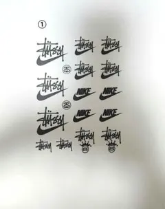 Stüssy Nike ロゴ ステッカーセット➀ 15ロゴ