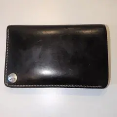 MOTO W2D 手染めミドルウォレット ダークブラウンのサムネイル