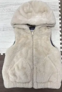 ZARA kids フェイクファーベスト　110