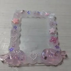 ピンク色のホイップデコ