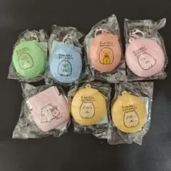 すみっコぐらし プチケース各種／シリコン 小物入れ 7点セット（ばら売り不可）