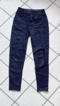 【着画あり】ANAP ダメージスキニーデニム