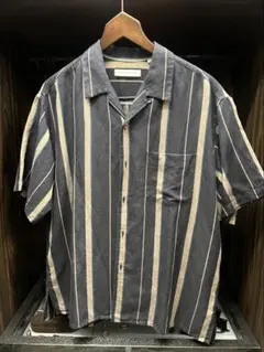 UNITED ARROWS 半袖シャツ XL ストライプ