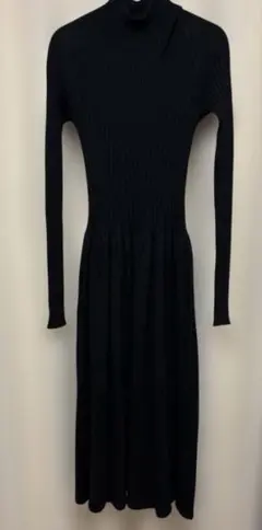 Uniqlo U ブラック ニットワンピース M