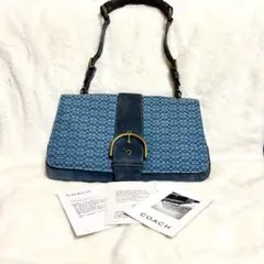 COACH コーチ SOHO ソーホー シグネチャー ワンショルダー 7076