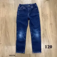 UNIQLO『ユニクロ』Kids　ジーンズ デニム【120】ネイビー 紺