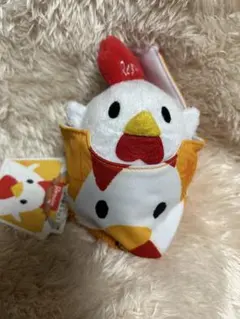 からあげクン マスコットぬいぐるみ レモンと一緒