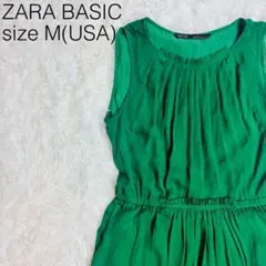 ZARA BASIC ザラベーシック ノースリーブ 膝丈 ワンピース 【61】のサムネイル