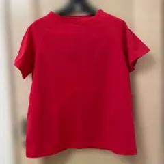 未使用タグ付 エコロコ 日本製 綿100% 16番手天竺 Tシャツ 赤 LLのサムネイル
