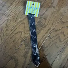 スヌーピー ストラップ 黒のサムネイル