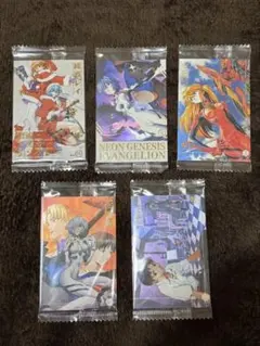 エヴァンゲリオン ウエハース カード 5枚セット 2007