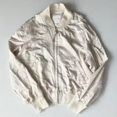 【中古】ローリーズファーム メランジツイルジャケット スカジャン MA-1のサムネイル